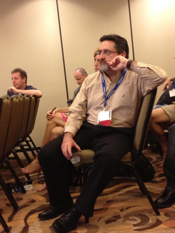 ilissanyc's tweet image. Erick Contag of @GlobeNet waiting to brief attendees at #PTC2013 #Telecom