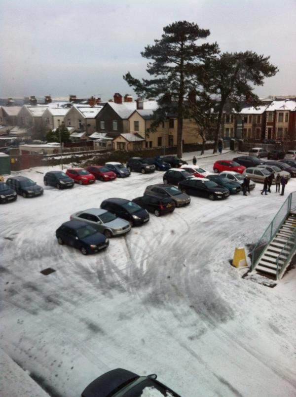 Taking the new course in ice skating at Bridgend college today