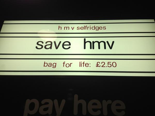 saveHMV's tweet image. RT @TazorTullock: @saveHMV 
#saveHMV  Awesome!