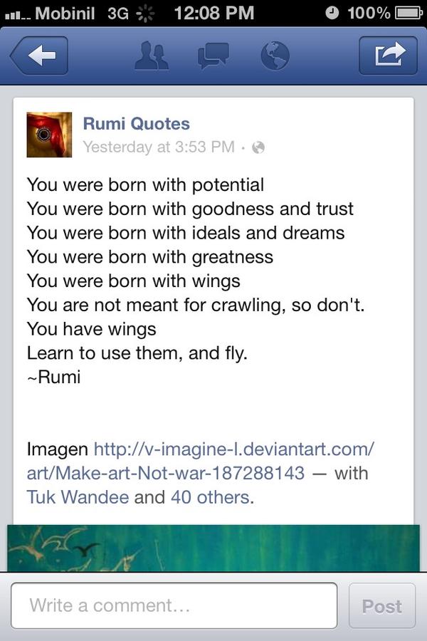 menatalamohamed's tweet image. #Rumi #EndlessInspiration