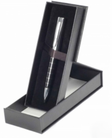 programabrindes's tweet image. Elegante esferográfica de metal com estojo - programabrindes.com/pt/