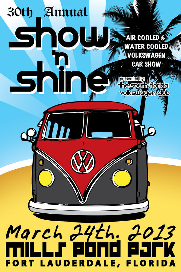 SoFla_VWClub's tweet photo. Got to love those buses! Bring your VW bus to the Show 'n Shine. This year will be the 30th anniversary of the show! http://t.co/5t7w01Jo