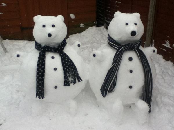 LjtJade's tweet photo. @ITVtynetees laura's snowman http://t.co/sPTwWxtc