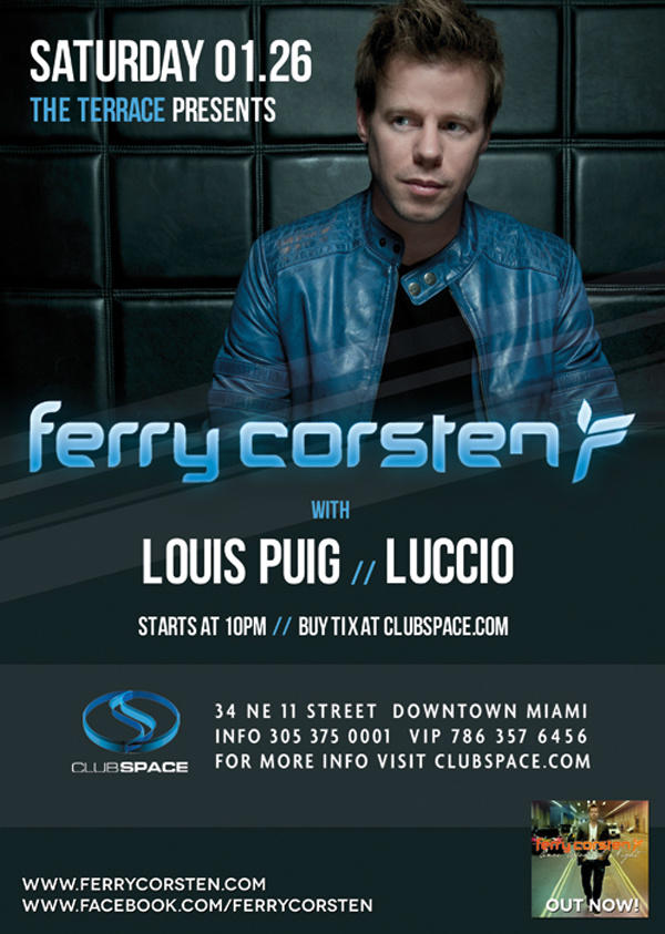 FerryCorsten's tweet photo. Very excited to play at @clubspacemiami this Saturday! Want to win free tickets and #OUAN3? Check http://t.co/gO0dRhq1! http://t.co/nhWa94fj