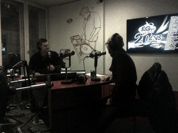 adelia__'s tweet image. Alex Gopher a Radio FG #helloinc #frenchtouch