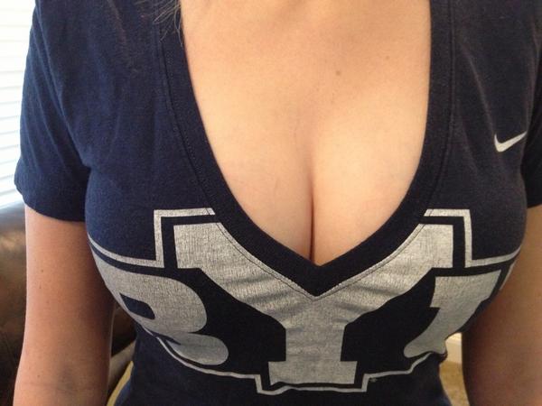 BestofBoobs's tweet photo. Congratulations! Wasn't expecting this from BYU“@BYUboobs: We made it to 350 followers !  http://t.co/cgubnAGI”