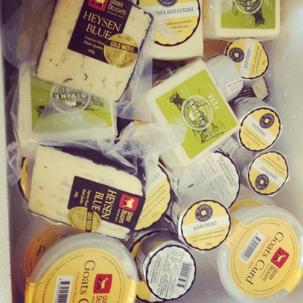 Re-stocking the cheese bar ready for the Australia Day long weekend! #illalangi#cheese #SAFood #riverland