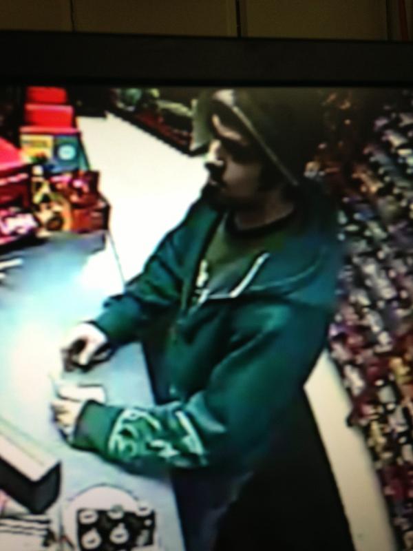 Do you know this man? He hit a gas pump and drove off. Reward is being offered if you can help with his where abouts