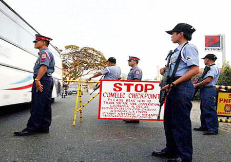 PhilippineStar's tweet image. PNP chief call for community feedback on the implementation of checkpoints. #2013polls