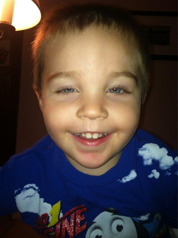 This smile brightens up this chilly morning.