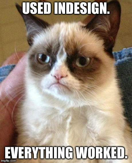 IAmQuarkXPress's tweet photo. And now, a message from Grumpy Cat http://t.co/buwlJCFe