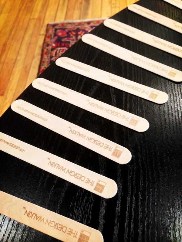 teamoffshoot's tweet photo. Yup, you saw that correctly those are some @designwalkin tongue depressors! #TODO13 http://t.co/WkKCxShw
