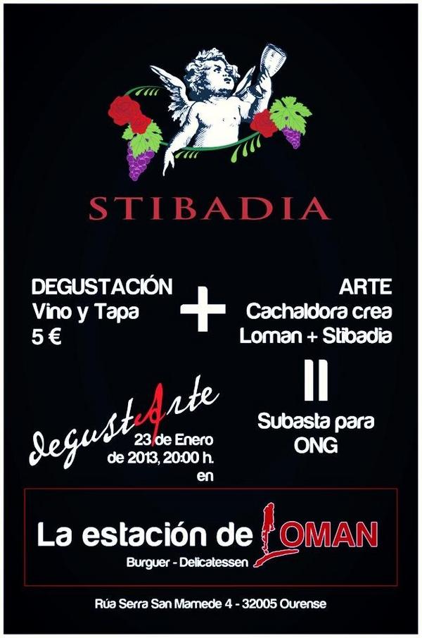 stibadia's tweet photo. Recordad, hoy en La Estacion de Loman ourense tambien #Cachaldora con su Arte, EnviñArte #vino + #tapas http://t.co/ePmVBKwd