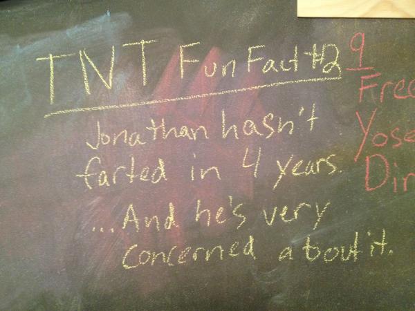 TNTImprov's tweet photo. TNT Fun Fact of the Week! http://t.co/G0MGmIL1