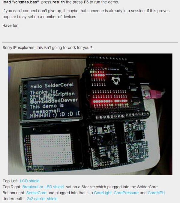 EmbeddedDevver's tweet photo. @SolderCore awesome product :) Just left you a message! http://t.co/MBjpO6rW
