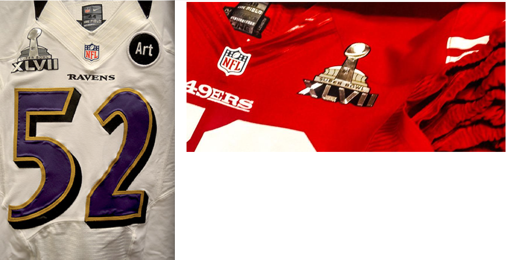 Ravens jersey patch sale