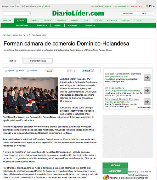 DD-CC in Diario Lider
