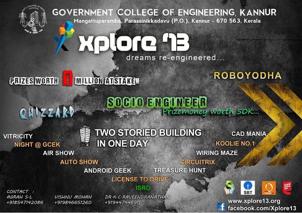 ajaytheoptimist's tweet photo. Govt.College Of Engg. Kannur is hosting its 3rd National level multi-fest this February 15th,16th &amp; 17th... http://t.co/LyvckemJ