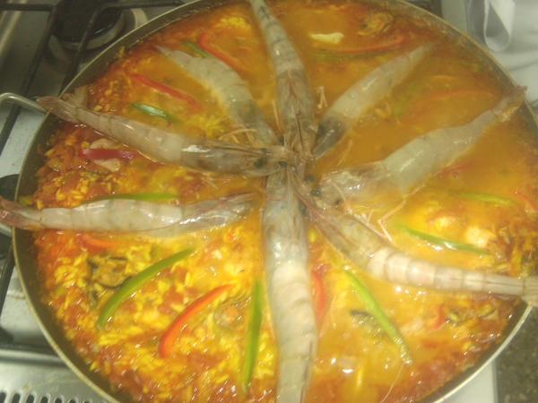 paella de mariscos