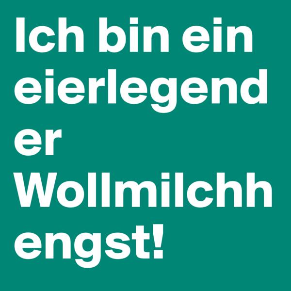 La_Chance's tweet photo. #boldomatic Ich bin ein eierlegender Wollmilchhengst! http://t.co/1ADTiF02