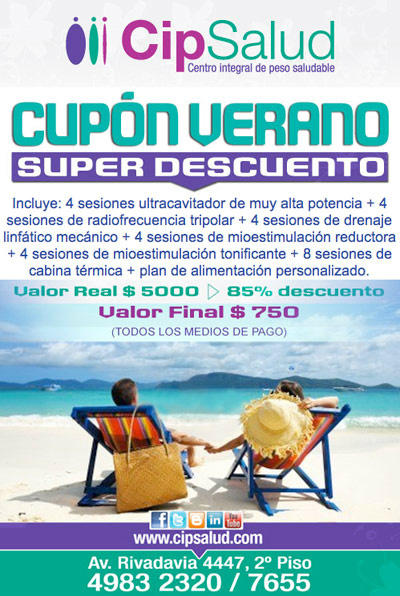 cipsalud's tweet photo. Cipsalud presenta el Cupón Súper Descuento de Verano.
PROGRAMA INTENSIVO PARA REDUCIR, MODELAR Y TONIFICAR
85% OFF! http://t.co/UmJ7vG2V