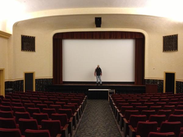 redemptionfall's tweet image. At the post theater (u of u) - tech for tomorrow's 4:15 pm sneak preview of redemption of the fall