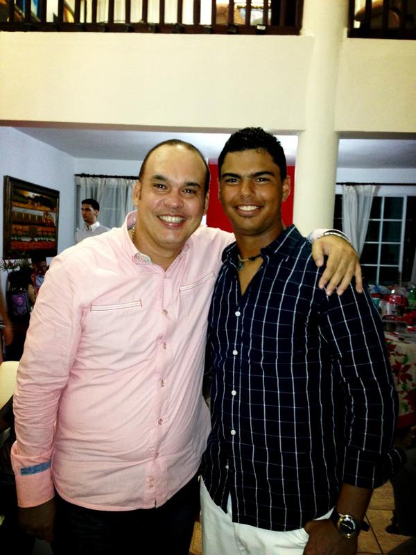 Marino_Pepen's tweet photo. Aqui con el prospectazo y futuro Grandes Ligas!!! @EdwinSoto94 http://t.co/hlmyLWGG