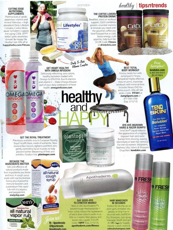 Omega_Infusion's tweet photo. Omega Infusion featured Feb. issue @FitnessMagazine in Tips n' Trends! So excited! Check us out http://t.co/jPBd7Aqr http://t.co/ymJ2QXDR