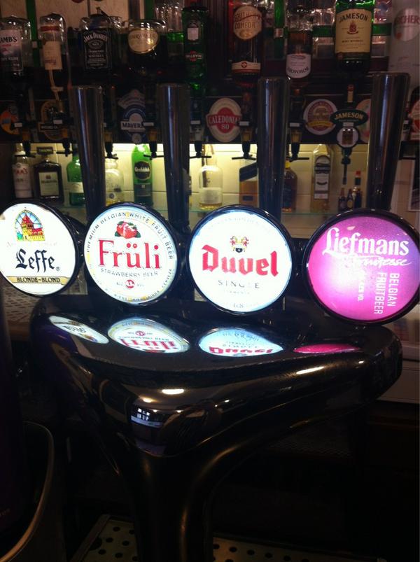 Maybe a stronger ale or perhaps one of our fruit beers? :)