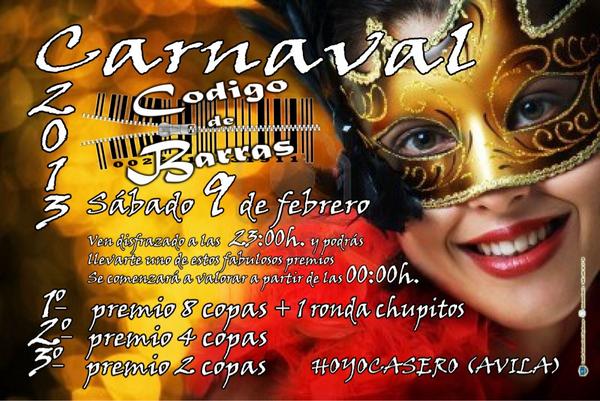 codigodebarras2's tweet image. CARNAVALES EN EL CÓDIGO DE BARRAS