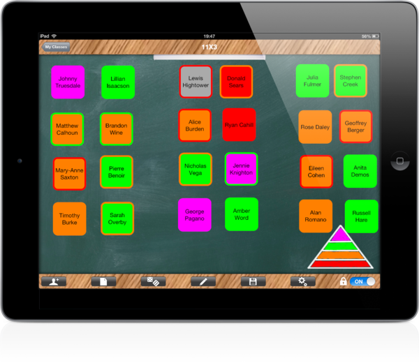 BigLearning's tweet image. Screenshot of our #App for #teachers 'Class Act' Easily see which students need a bit of extra help. #ipaded #edtech