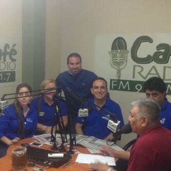 JovenesAvanza's tweet photo. Con nuestros Asambleistas Saruka Rodriguez, Patricia Briones, Jorge Cevallos, Hugo Vera en Radio Café Manabi http://t.co/sgtBBVFX