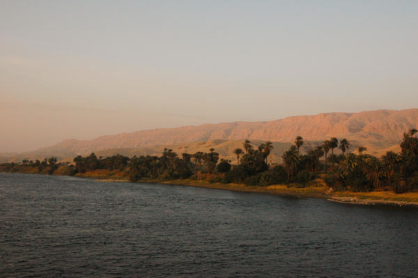 Another view from our cruise boat on the Nile River, Eqypt. Such a beautiful place. #newAmerican