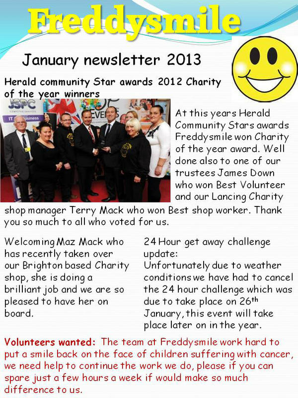 Our January newsletter page 1