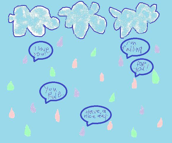 What the rain is really saying to you. 
Yours truly, Drip