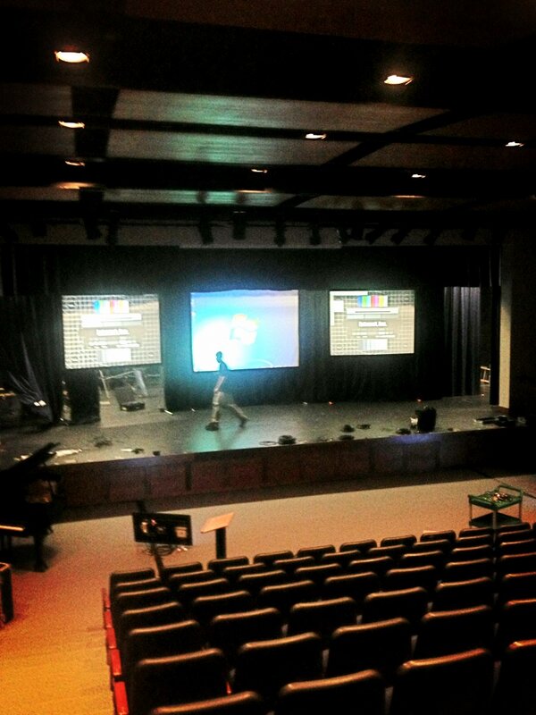 TonyTep2's tweet image. #tedxacschool @TEDxACSchool Setting up for the the big day! @artwitholiveri @mappelo