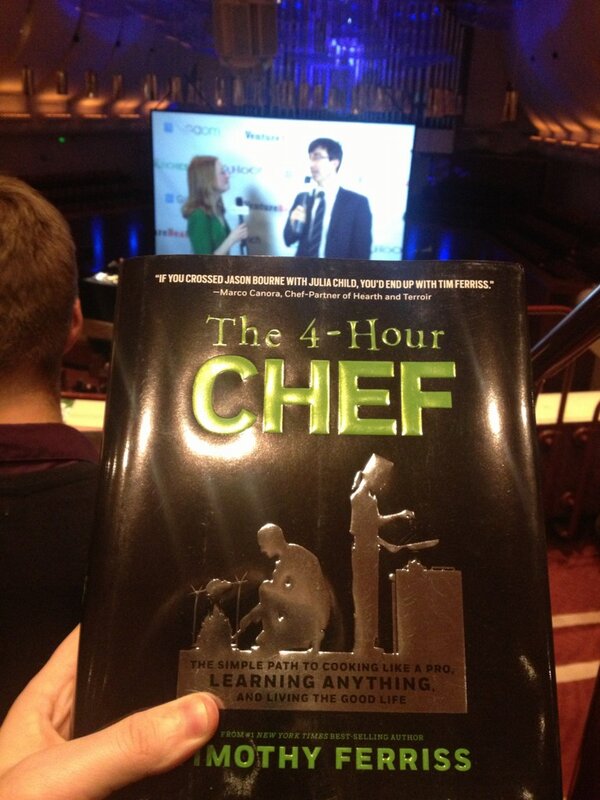 startuprob's tweet image. Hey @tferriss, thanks for the free copy of the #fourhourchef at the #crunchies