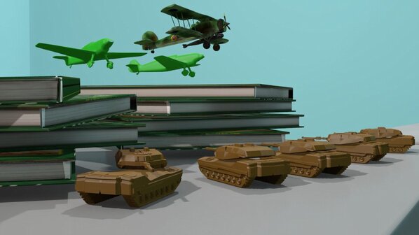 StroodAnimation's tweet image. First draft of all assets in attic room. #2