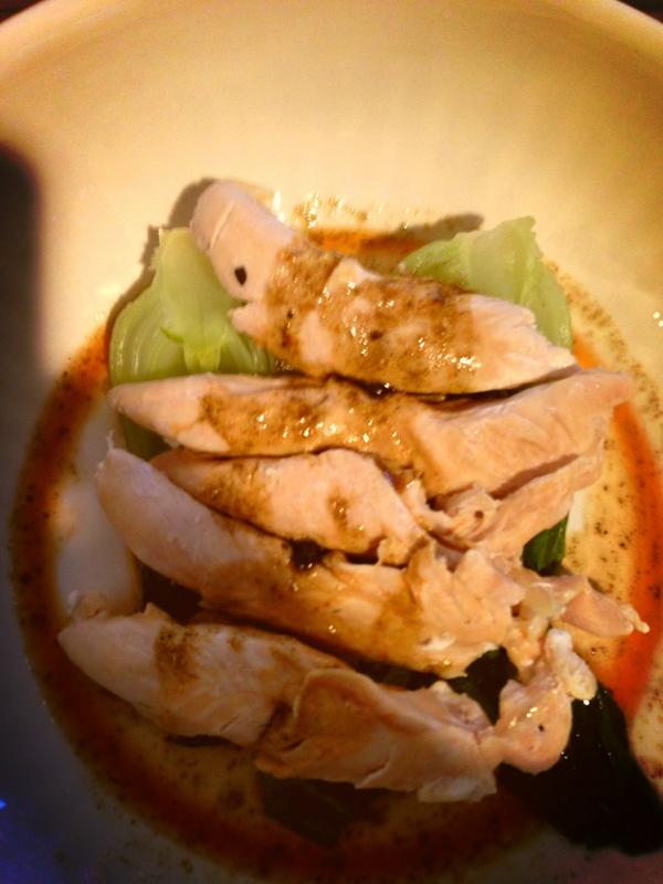 injuryexpert's tweet image. Chicken on bok Choy per #fourhourchef