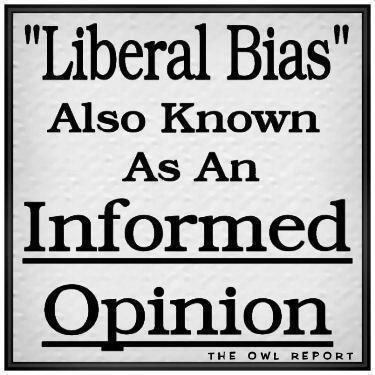When people talk about "liberal bias", here's what they really mean...