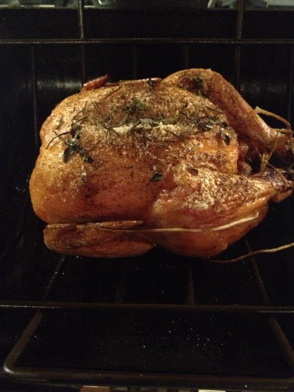 katemoennig's tweet photo. The way to one's heart? Through a chicken. http://t.co/ru1cXXS1
