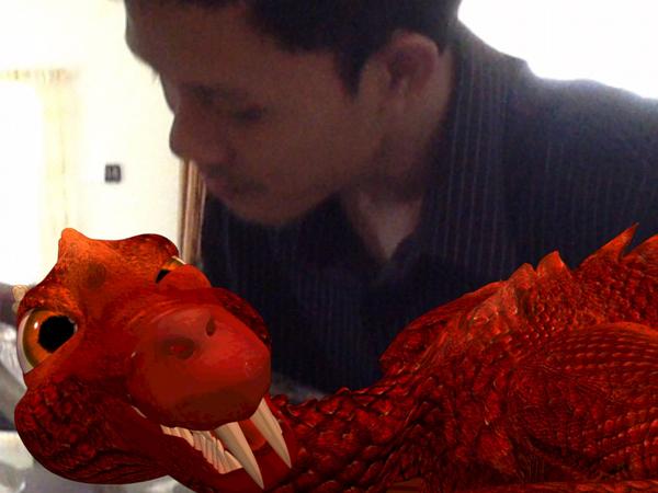 JameAlip's tweet photo. Lihatlah gambar saya dengan Naga Maharaja Lawak Mega ; http://t.co/MI8u4eoV http://t.co/yMQ2BpL0