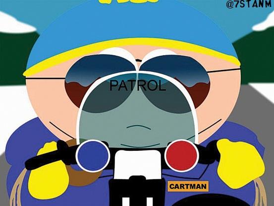 7StanM's tweet photo. #WaysToGetSlapped Don't respect Cartman's authoritah. http://t.co/YLxCQXeX
