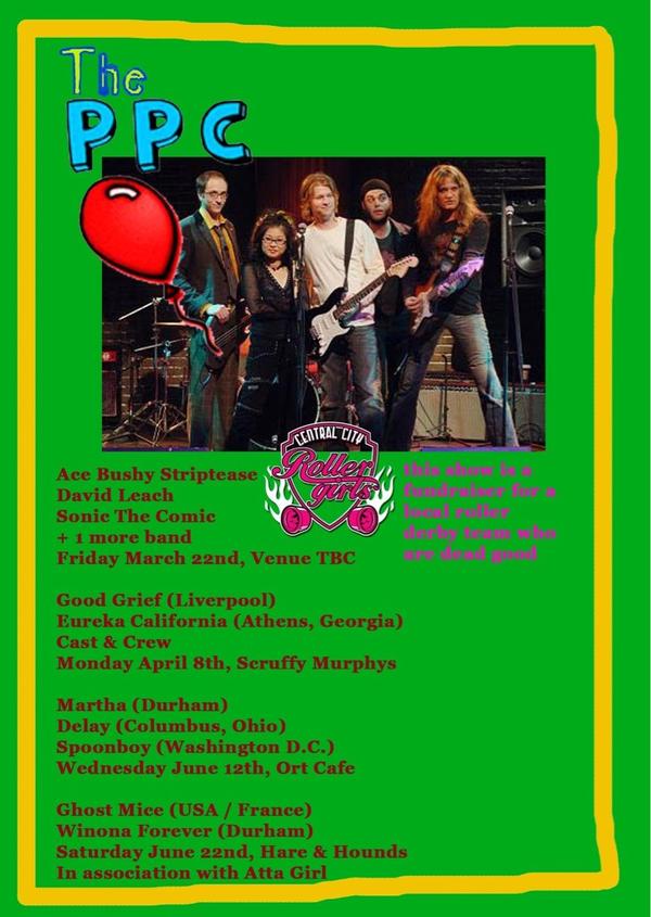 PauklSchmaukl's tweet image. The Martha gig tonight is off but there are four more gigs in brum to get hyped about, brought to you by @The_PPC