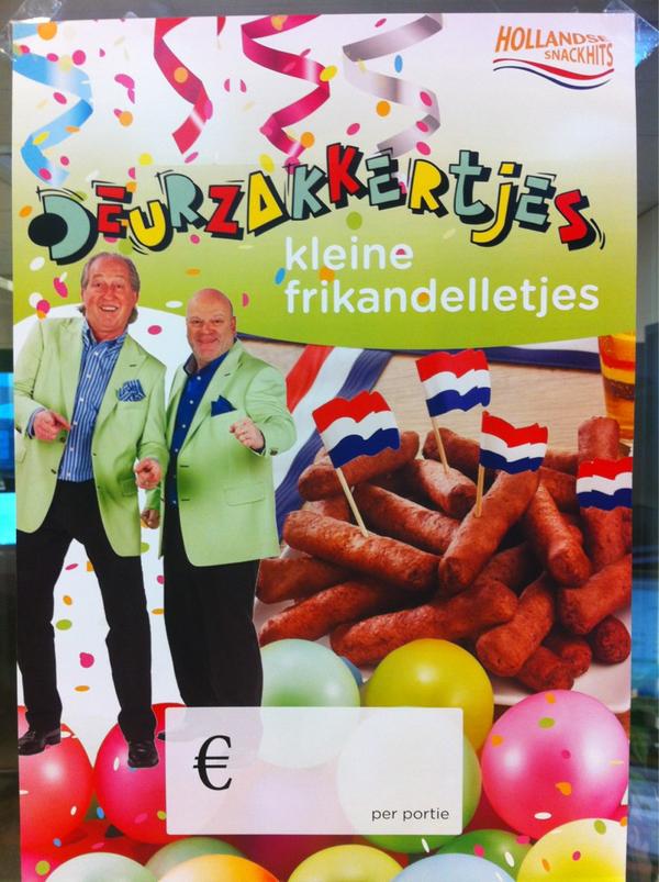 Vanaf vandaag verkrijgbaar: de enige echte #deurzakkertjes poster! Verkrijgbaar bij een doos deurzakkertjes.