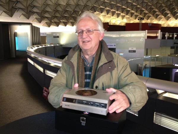 De eerste CD-speler 'Pinkeltje' uit 1978 in het Evoluon voor Andere tijden. 17/2 op TV.