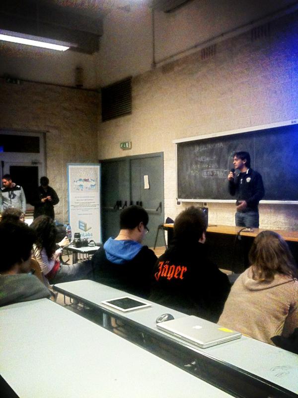 LUISSEnLabs's tweet image. Let&apos;s race with @MyGPTeam !Matteo sharing his knowledge about #gaming and life in Enlabs #GGJROMA #InteractiveProject