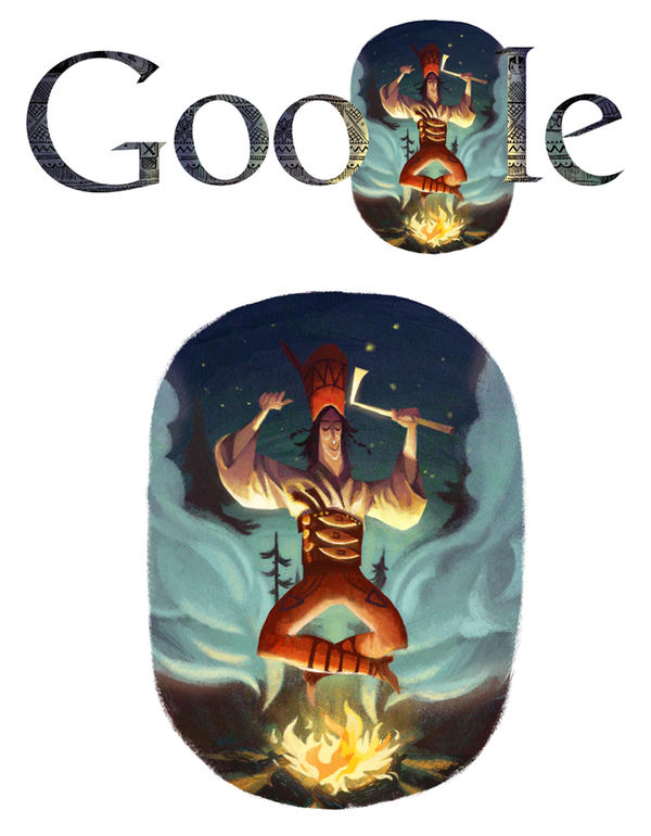 GoogleDoodles's tweet photo. A happy 325th to the Robin Hood of Slovakia, Juraj Jánošík. http://t.co/3tH047OR