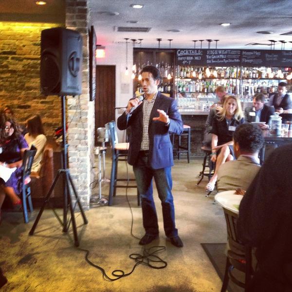PipelineSpaces's tweet photo. Philippe speaking @miamimediamixer about his work with @PipelineMIA @DevelopingMinds today #miamix http://t.co/dAmqGMyS
