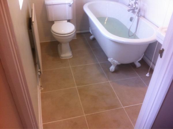 Constructabuild's tweet image. Bathroom installation after shot